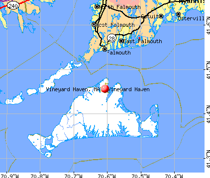 Vineyard Haven, MA map