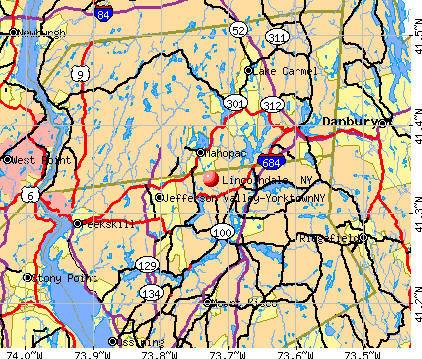 Lincolndale, NY map