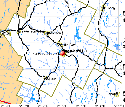 Morrisville, VT map