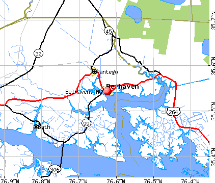 Belhaven, NC map
