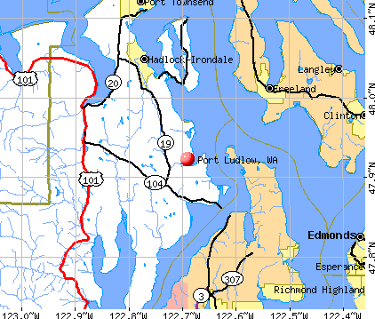 Port Ludlow, WA map