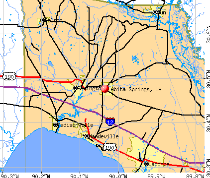 Abita Springs, LA map