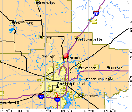 Sherman, IL map