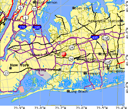 Stewart Manor, NY map