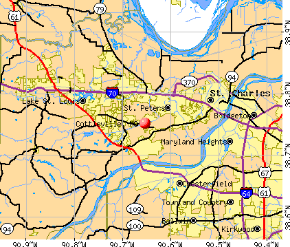 Cottleville, MO map