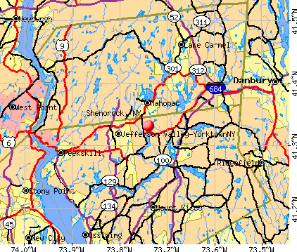 Shenorock, NY map