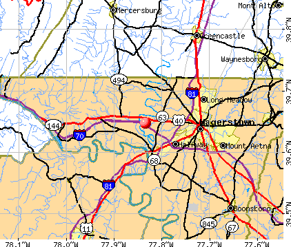 Wilson-Conococheague, MD map