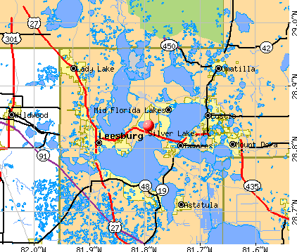 Silver Lake, FL map
