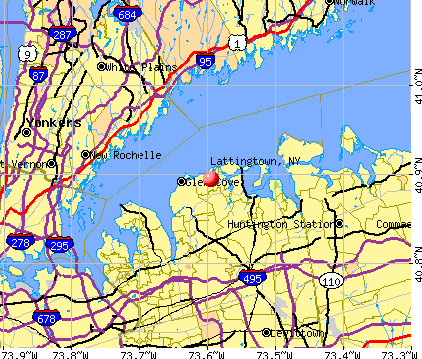 Lattingtown, NY map