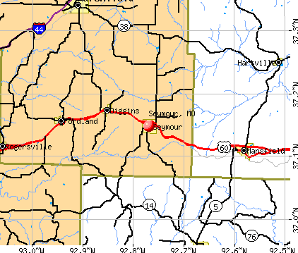Seymour, MO map