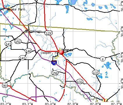 Jasper, FL map