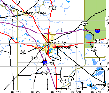 Watertown, FL map