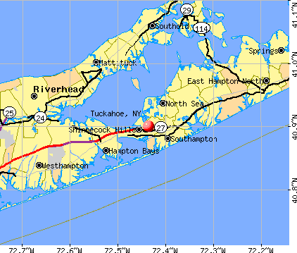 Tuckahoe, NY map