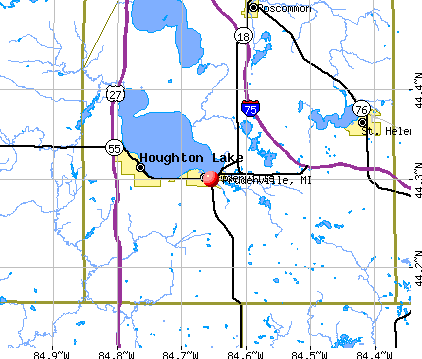 Prudenville, MI map
