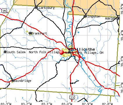 North Fork Village, OH map