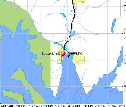 Seward, AK map