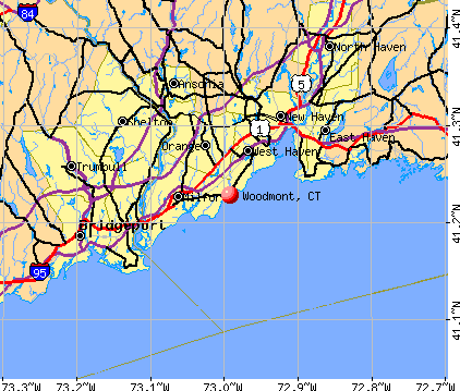 Woodmont, CT map