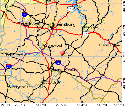 Calumet-Norvelt, PA map