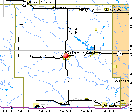 Guthrie Center, IA map