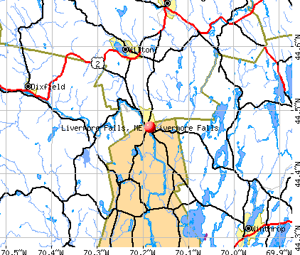 Livermore Falls, ME map