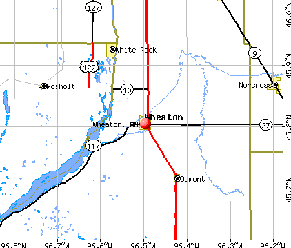Wheaton, MN map