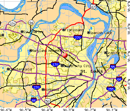 Bel-Nor, MO map