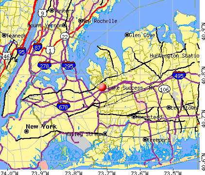 Lake Success, NY map