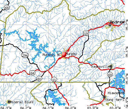 Murphy, NC map