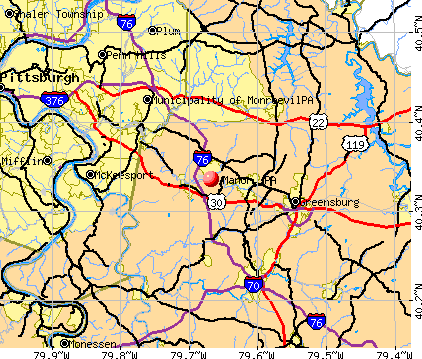Manor, PA map