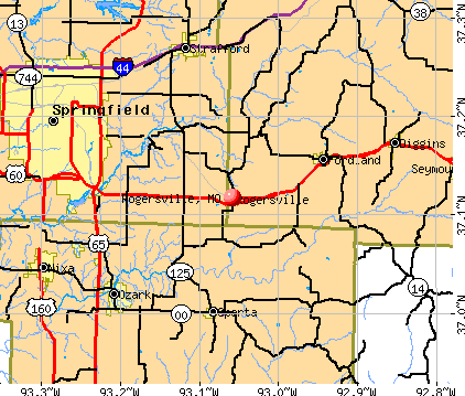 Rogersville, MO map