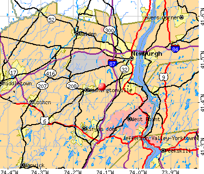Beaverdam Lake-Salisbury Mills, NY map