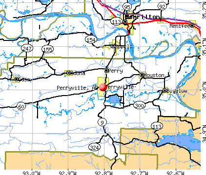 Perryville, AR map