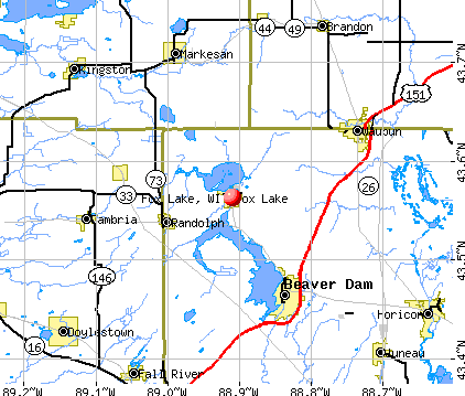 Fox Lake, WI map