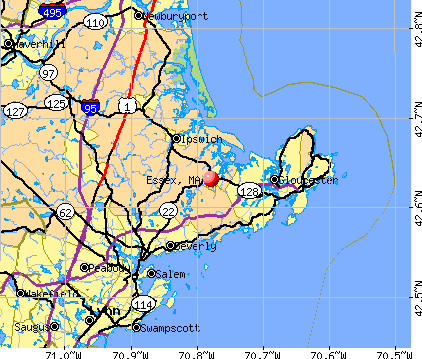 Essex, MA map
