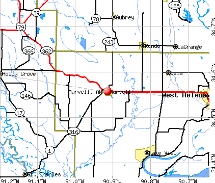 Marvell, AR map