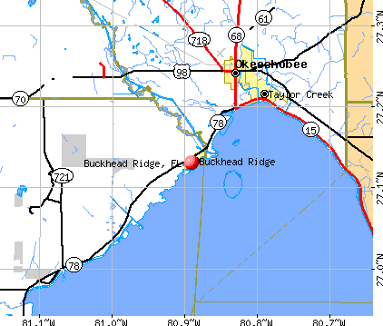 Buckhead Ridge, FL map