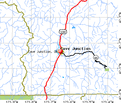 Cave Junction Oregon Map Cave Junction, Oregon (Or 97523, 97531) Profile: Population, Maps, Real  Estate, Averages, Homes, Statistics, Relocation, Travel, Jobs, Hospitals,  Schools, Crime, Moving, Houses, News, Sex Offenders