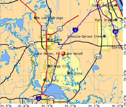 Lake Helen, FL map