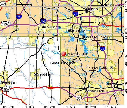 Clinton, OH map