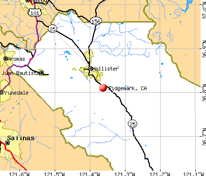 Ridgemark, CA map