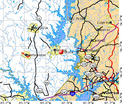 Utica, SC map