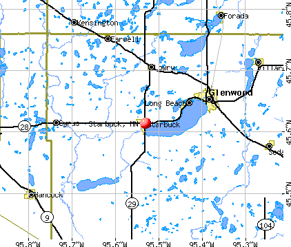 Starbuck, MN map