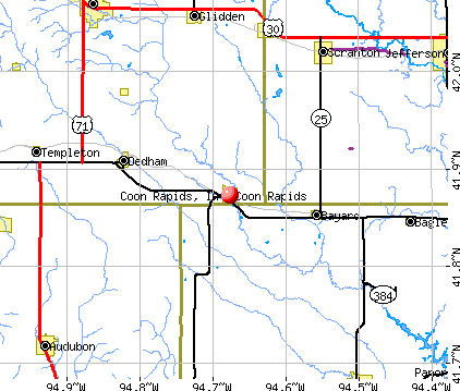 Coon Rapids, IA map