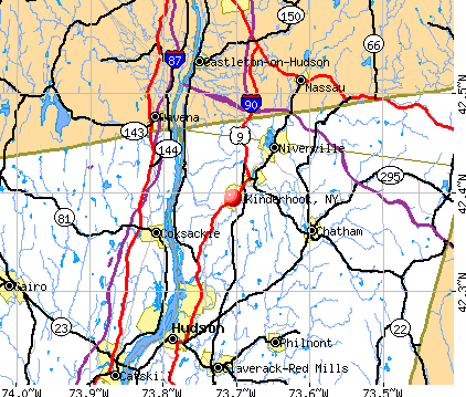 Kinderhook, NY map