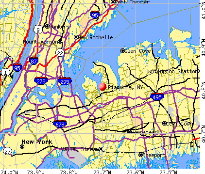 Plandome, NY map