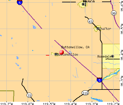 Buttonwillow, CA map