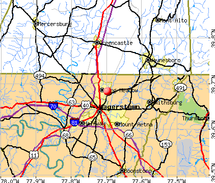 Paramount-Long Meadow, MD map