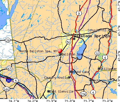 North Ballston Spa, NY map