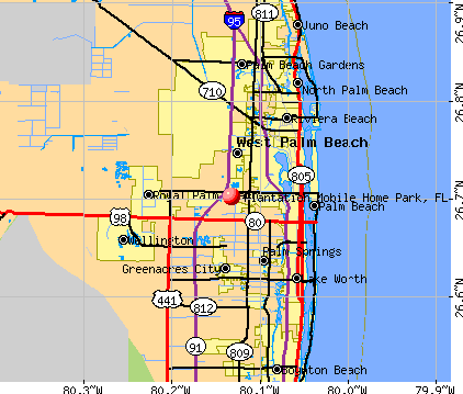 Plantation Mobile Home Park, FL map
