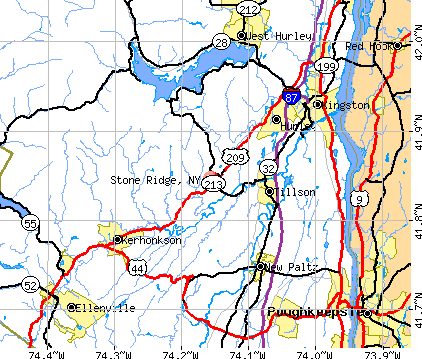 Stone Ridge, NY map